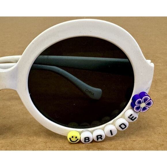 BRIDE AND GROOM Matching Wedding Novelty Sunglasses Boho Party Festival Rave Fun main image 12